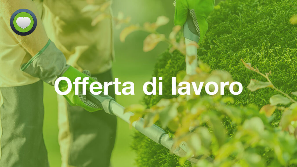 Offerta di lavoro operatore aree verdi